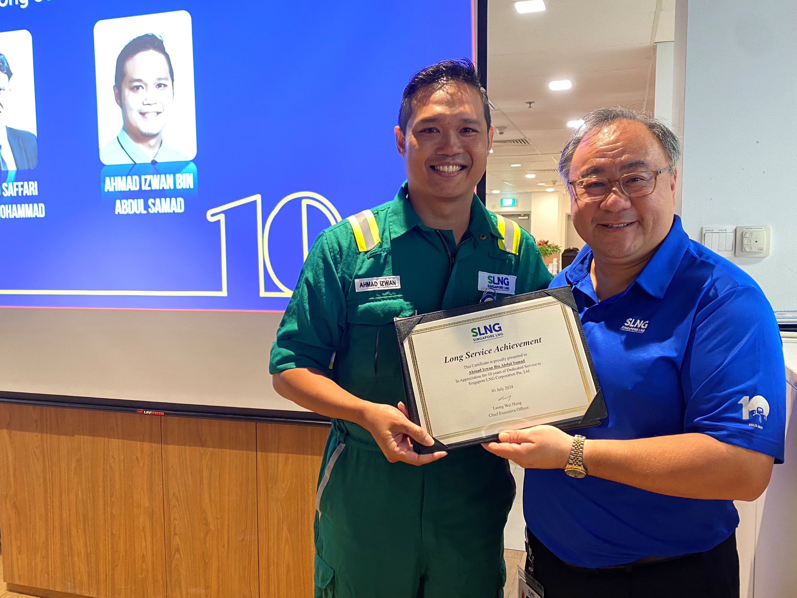 Izwan Long Service Award